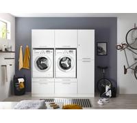 Armadio Per Lavatrice Asciugatrice 185 CM Bianco Clara Respekta