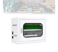 Armadio per Ricarica Telefoni con Scomparti Singoli e Chiusura di Sicurezza | Sistema USB integrato consente di ricaricare più dispositivi contemporaneamente mantenendo tutto(White,20 Slots)