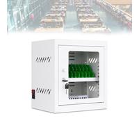 Armadio per Ricarica Telefoni con Scomparti Singoli e Chiusura di Sicurezza | Sistema USB integrato consente di ricaricare più dispositivi contemporaneamente mantenendo tutto(White,12 Slots)