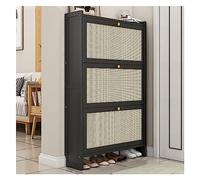 Armadio per scarpe in legno per ingresso moderno design sottile con porte di spazio per scarponi da scarpone per camere da letto e soggiorno con la soluzione di conservazione delle scarpe nascosta in