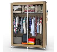 Armadio pieghevole 108x170x45 cm Armadio in tessuto Tela CampeggioAppendiabiti