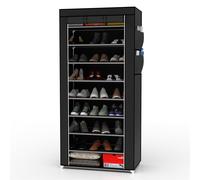 Armadio pieghevole 170x58x28 cm Armadio in tessuto Tela Armadio per scarpe