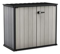 Armadio Porta Attrezzi da Giardino 139,5x120x77 cm in Resina Keter Patio Store Grigio