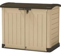 Armadio Porta Attrezzi da Giardino 146x120x82 cm in Resina Keter Store It Out Arc Beige