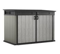 Armadio Porta Attrezzi da Giardino 190,5x132,5x109,3 cm in Resina Keter Grande Store Grigio
