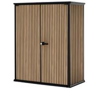 Armadio Porta Attrezzi Keter 1400L Doghe Effetto Legno da Esterno