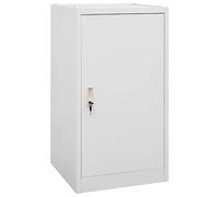 Armadio Porta Sella Grigio Chiaro 53x53x105 cm in Acciaio
