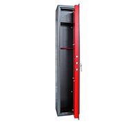 Utilia Armadio Portafucili 3 posti in Acciaio mm. 300x250x1480 h con serratura a Doppia mandata Cassetto portamunizioni - KG145-3