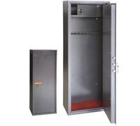 ARMADIO PORTAFUCILI 10 POSTI UTILIA SECURITY CON TESORETTO CM. 54X32X148H