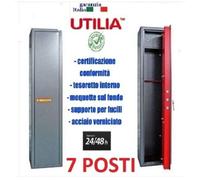 ARMADIO PORTAFUCILI 2 - 3 - 5 - 7 - 10 FUCILIERA UTILIA SECURITY BLINDATA NUOVA