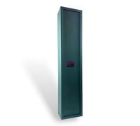 Armadio portafucili 5 posti in acciaio verde militare con cassaforte tesoretto interno STARK S5001T