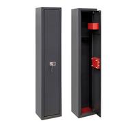 ARMADIO PORTAFUCILI FUCILIERA UTILIA A 2 POSTI CASSAFORTE KEYMAN IN ACCIAIO