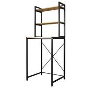 Armadio portaoggetti bianco sopra la lavanderia regolabile a 1/2/3 ripiani WC nizer per bagno e toilette soluzione salvaspazio per la casa nization