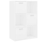 Armadio portaoggetti in legno 60 x 29,5 x 90 cm - Sistema di scaffalatura per cucina, bagno e soggiorno - Stabile per vestiti, giocattoli e altro ancora - Salvaspazio e durevole