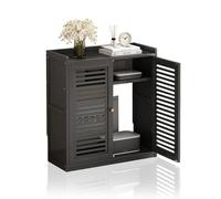 Armadio portaoggetti per router WiFi, da pavimento, con ripiani multistrato, per casa e ufficio