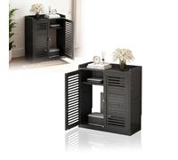 Armadio portaoggetti per router WiFi, scatola nascosta con design elegante, mobiletto autoportante da pavimento per la gestione di cavi e strisce, ideale