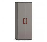 Armadio Portascopa Per Interni Ed Esterni In Resina Con 3 Ripiani Linea Quadra G