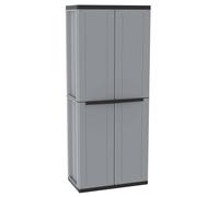 Armadio Portascope Modulare da Esterno 68x37,5x163,5 cm 2 Ante 4 Ripiani in