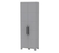 Armadio Portascope Modulare da Esterno 78x43,6x225,8 cm 2 Ante 5 Ripiani in