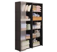 Armadio portatile per armadio, organizer per armadio, riutilizzabile, resistente, organizer multiuso con copertura in tessuto non tessuto, per camera da letto