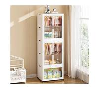 Armadio portatile - Scatola portaoggetti multistrato per soggiorno e camera da letto - Contenitore pieghevole per mobili - Soluzione organizer salvaspazio