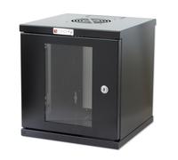 Techly Professional Armadio Rack 10'' a muro 6 unità Nero