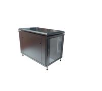 ARMADIO RACK 19" 12 UNITA' (A)700X (L)600 X PROFONDITA' 800 MM. COLORE NERO PORT