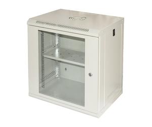 Armadio Rack 19 12 Unita' ASSEMBLATO Server con Ripiano Vetro Lan Cat7 lk1912ul