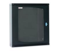 Armadio Rack 19" 12U 30cm Nero Muro - Techly I-CASE EC-1230BK
