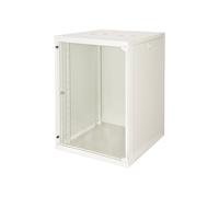 Armadio Rack 19" 15 Unità Grigio Server Lan Ethernet parete con serratura 600 mm