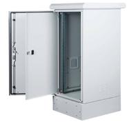 ARMADIO RACK 19" 16U PROTEZIONE IP65 MISURE L600 H1080 P650 CON BASE 200MM