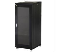 Armadio Rack 19" 27U (A) 1388 (L) 600 (P) 600 Colore Nero Porta Vetro da ASSEMBLARE