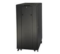 Armadio Rack 19" 27U (A) 1388 (L) 600 (P) 600 Colore Nero Porta Vetro da ASSEMBLARE