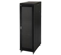 Armadio Rack 19" 42 unità, Dimensioni (A) 2055, (L) 600, (P) 600 mm. Colore Nero, Porta Traforata