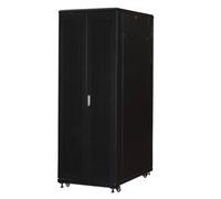 ARMADIO RACK 19" 42U (A)2055, (L)800, (P)1000 PORTA TRAFORATA COLORE NERO CON GU