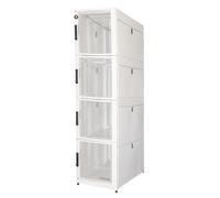 Armadio Rack 19 42U Con 4 Compartimenti 1992(A) X 1070(P) X 600(L) Grigio Porte Traforate