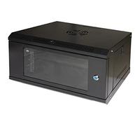 ARMADIO RACK 19" 6U LINK SERIE LIGHT COLORE NERO CON PORTA VETRO (AXPXL) MM 300X