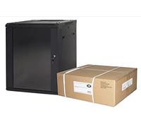 ARMADIO RACK 19" 9 UNITA' DA MURO A) 500 X (L) 600 X (P) 450 NERO DISASSEMBLATO