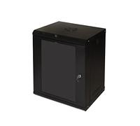 ARMADIO RACK 19" 12U LINK SERIE LIGHT COLORE NERO CON PORTA VETRO (AXPXL) MM 600