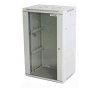 Armadio Rack 19'' a muro 20 unità sezione unica prof. 450mm Grigio