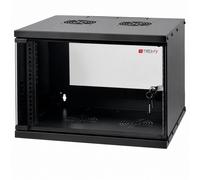 Techly Professional Armadio Rack 19'' 023592 a muro 6U prof. 320 Nero Assemblato