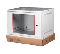 ARMADIO RACK 19" A MURO 9U 19" (L) 542 mm (P) 400 mm COLORE GRIGIO DISASSEMBLATO