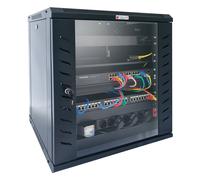Techly Professional Armadio Rack 19'' a Muro 9 Unità P.450 mm Flat Pack N