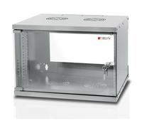 Techly Professional Armadio Rack 19'' a Muro 9U prof. 450 Grigio Assemblato