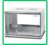 armadio rack 19 per server chassis case ups Techly 6 unità anta in vetro 1006g32