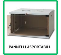 armadio rack 19 per server chassis case ups Techly 9 unità con anta in vetro g45
