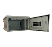 ARMADIO RACK 19 POLLICI 9U PER RETI DA ESTERNO CLASSE PROTEZIONE IP55 MISURE MM
