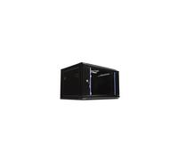 Armadio rack a muro Lapara 4U 600 mm x 450 mm FlatPack nero