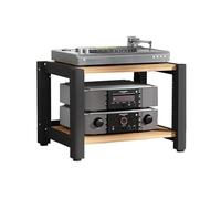 Armadio Rack Con Ripiano Regolabile Vintage Verticale Mobile Porta Vinili, Adatto a Sale Riunioni Salotti Studi di Registrazione(Beige,60 * 50 * 40cm)