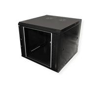 ARMADIO RACK DA PARETE 19" 6U VALUE Rack a muro 6U, Nero